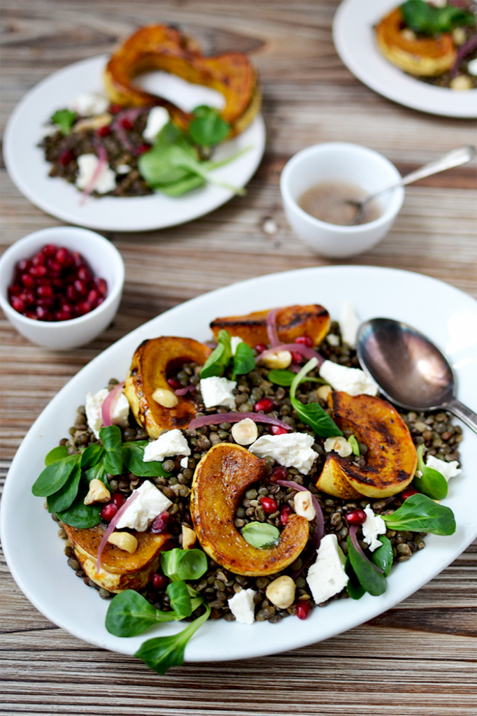 Salade de lentilles aux légumes d’hiver © Tendance Food