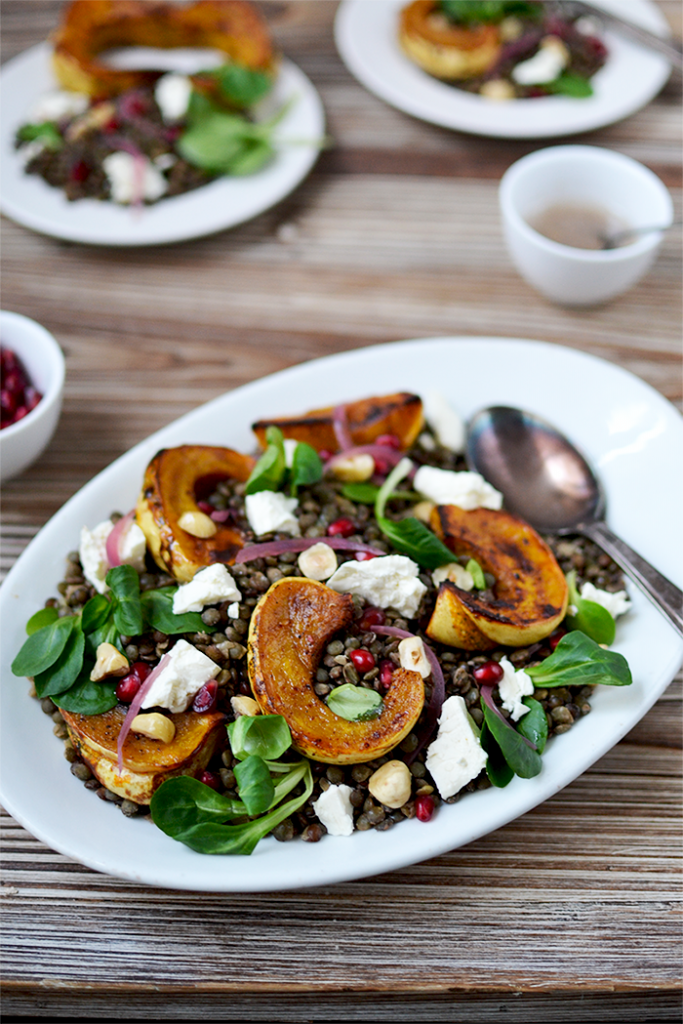 Salade de lentilles aux légumes d’hiver © Tendance Food