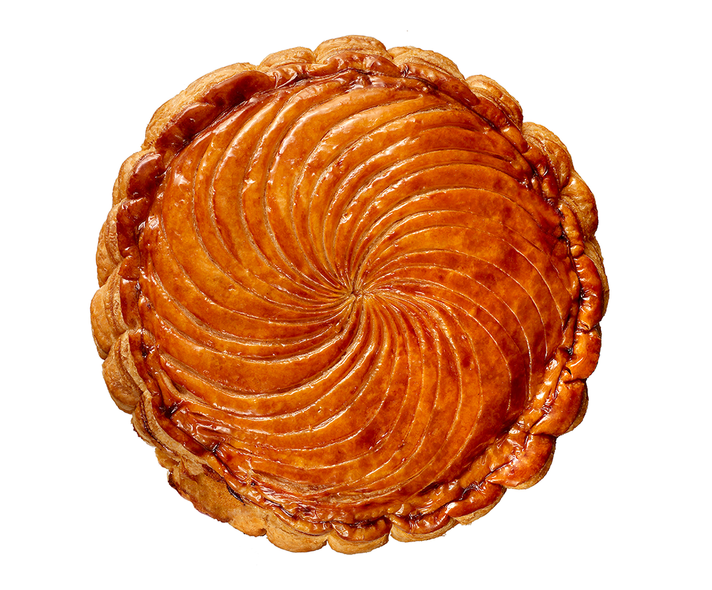 Galette des Rois 2015 cacao / poires , Gâteaux Thoumieux © Laurent Fau
