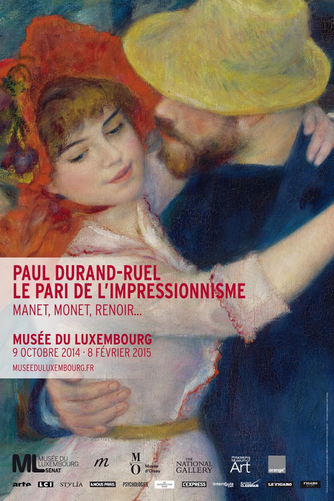Affiche de l’exposition "Paul Durand-Ruel : Le pari de l'impressionnisme" - Musée du Luxembourg