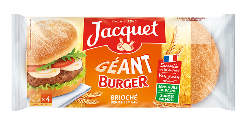  Pain burger géant brioché – Jacquet ©Jacquet  