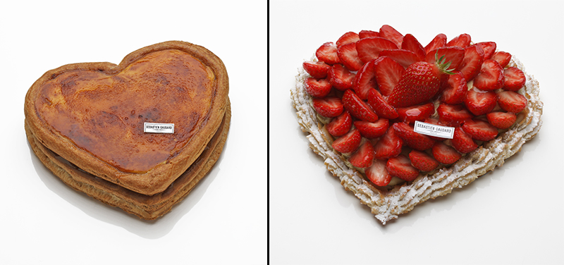 Cœur puits d’amour et Macaronade aux fraises ©Sébastien Gaudard