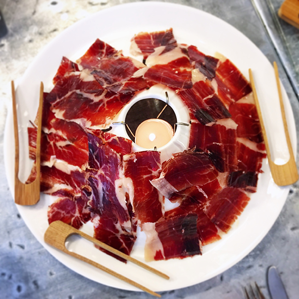 Assiette de jambon pata negra - Ibesurex