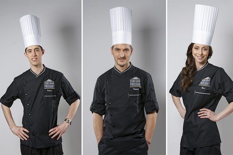 Le trio gagnant de l'émission "Qui sera le prochain Grand Pâtissier?" ©France 2