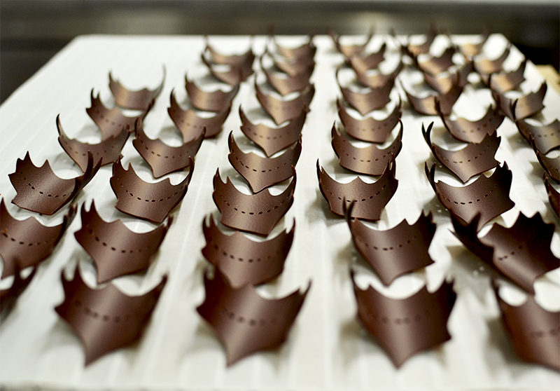 Feuilles en chocolat - La Maison du Chocolat © Tendance Food