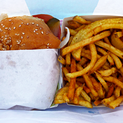 Burger et frites du Camion qui fume © TendanceFood.com