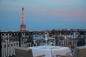La terrasse du restaurant L'Oiseau Blanc