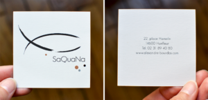 Carte de visite Restaurant SaQuaNa