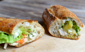 Sandwich poulet en pot-au-feu CheZaline
