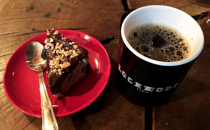 Brownie et café au Lockwood © Tendance Food