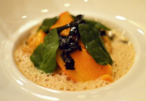 Raviole de foie gras - Restaurant Coretta