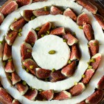 Tarte figues, orange et fleur d'oranger