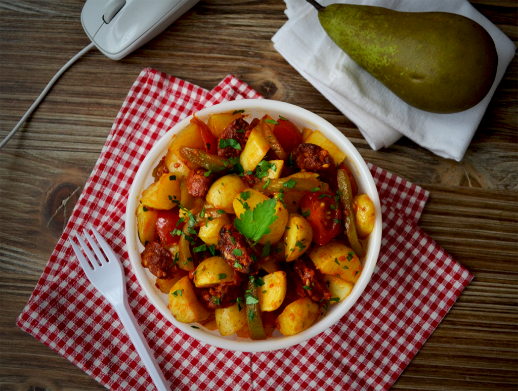 Salade de pommes de terre au chorizo © Tendance Food