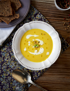 Soupe carotte coco curry © Tendance Food