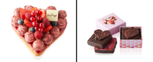 Amour de Saint Honoré et boîte de chocolats Love Story - Saint Valentin 2015 - Lenôtre