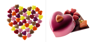 Cœurs en chocolat et Cache-Cœur - Saint Valentin 2015 - Pierre Marcolini