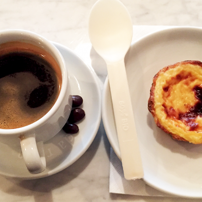 Café et Pastel de nata - Il Caffé Da Rosa ©TendanceFood.com