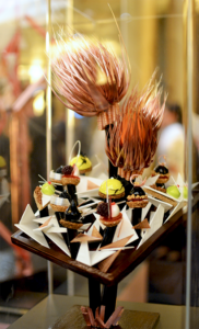 Pièce-bijoux en sucre, thème Picasso sucré - Christophe Renou ©TendanceFood.com