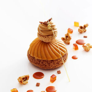 Religieuse au caramel - Création de ©Christophe Michalak