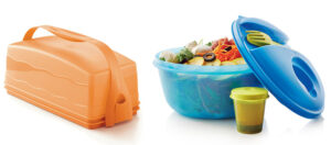 Plateau gourmand et son transporteur / Salad on the go – Tupperware ©Tupperware