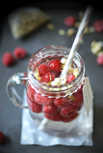 Eau de framboises et jasmin ©TendanceFood.com