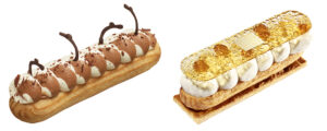 Éclair Forêt Noire et éclair Saint Honoré - Éclair Week 2015 ©Fauchon