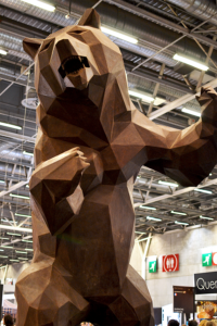 Sculpture Wild Choco Bear - Salon du Chocolat 2015 ©TendanceFood.com