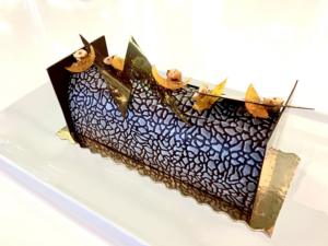 Bûche Résille Abysse Noir ©Gérald Passedat
