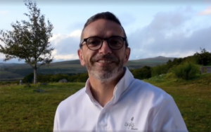 Capture d'écran vidéo du chef Sébastien Bras - page facebook BRAS Officiel