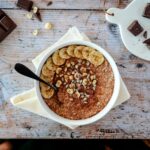 Overnight porridge chocolat noisettes ©TendanceFood.com