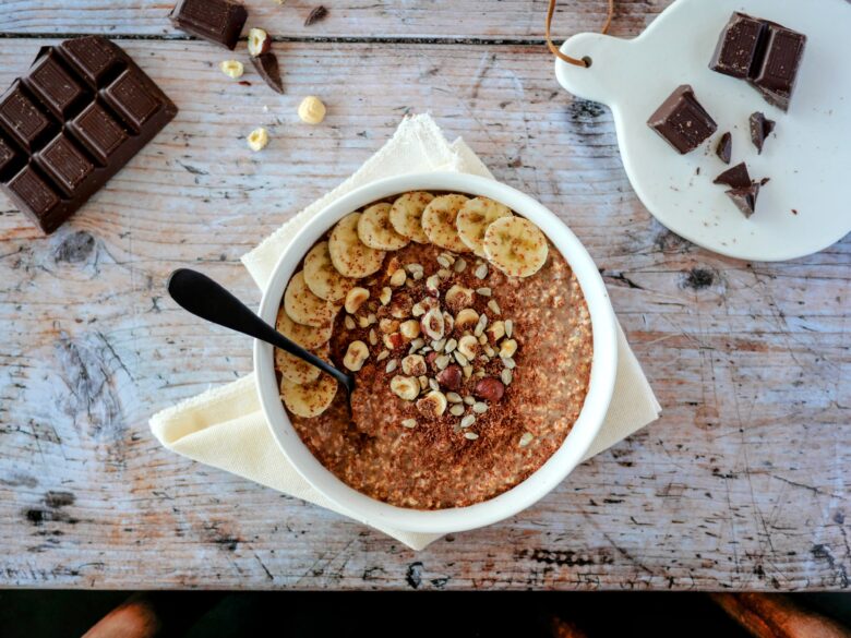 Overnight porridge chocolat noisettes ©TendanceFood.com