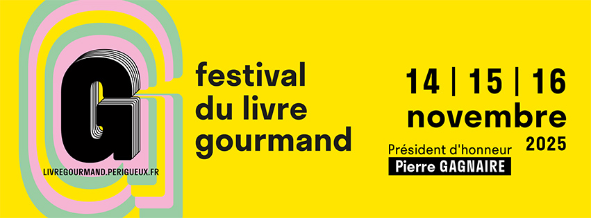 Affiche festival du livre gourmand 2025