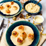 St Jacques sauce au safran, purée pomme de terre panais à la vanille ©Mélanie Denizot